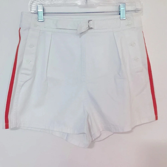 Urban Outfitters Orange Stripe Tennis Shorts - Picture 1 of 4